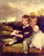 John Hoppner The Bowden Children oil